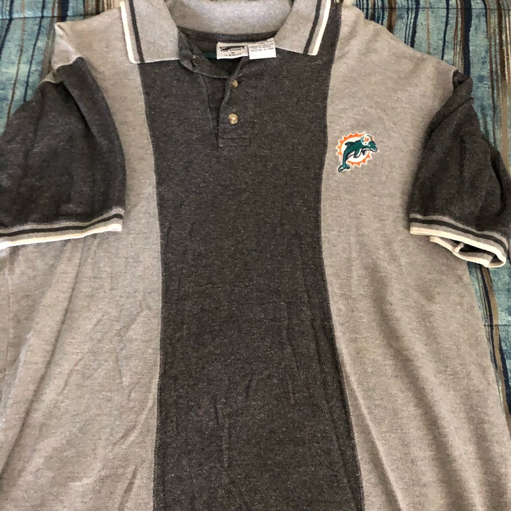 The Edge vintage Miami Dolphin polo